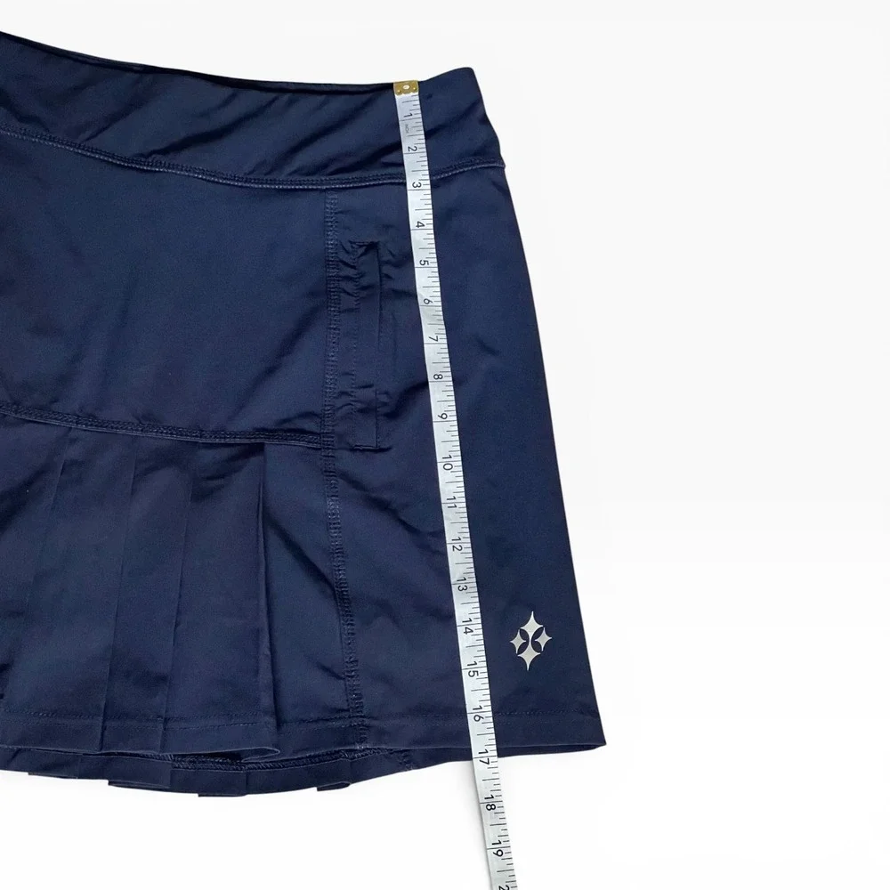 Jofit Navy Pleated Golf Skort S Athletic Tennis Pickleball Built‑In Shorts